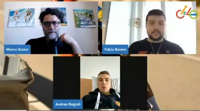 Andrea Bagioli, ospite dell'ultima puntata di Riunione Tecnica