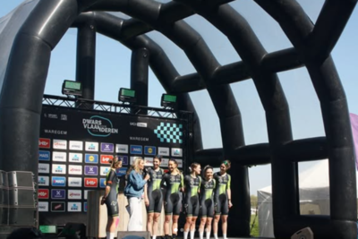 L'esordio della Hess alla Dwars door Vlaanderen ©Hess Cycling Team