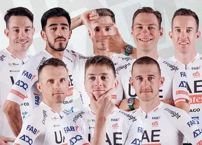 Gli otto uomini scelti dalla UAE-Emirates per il Giro d'Italia 2024