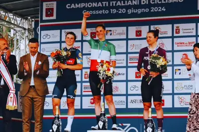 Vittoria Guazzini vince il campionato italiano a cronometro ©Toscana Tricolore 2024