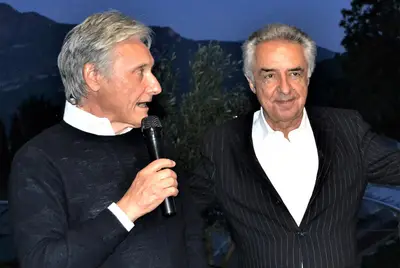 Beppe Saronni e Beppe Conti © Claudio Bottagisi