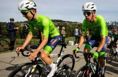 Domen Novak e Tadej Pogacar @sloveniacyclingfederation