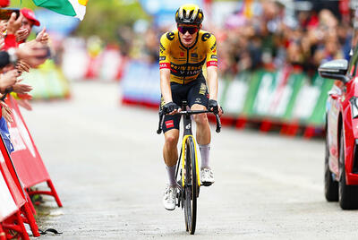 Jonas Vingegaard all'arrivo di Bejes © Vuelta a España-SprintCycling
