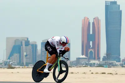 Joshua Tarling vince la seconda tappa dell'UAE Tour © UAE Tour/RCS