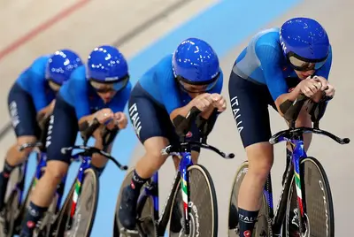 Martina Fidanza, Letizia Paternoster, Chiara Consonni e Vittoria Guazzini a Parigi 2024 © CONI