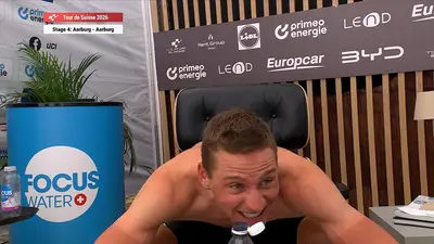 La vittoria della quarta tappa del Tour de Suisse sfugge a Mathieu van der Poel per soli 3 decimi