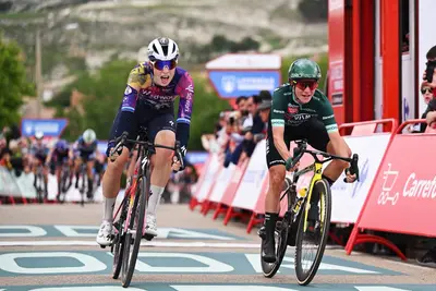 Marianne Vos batte Mischa Bredewold ©Team SD Worx Protime-GettySport
