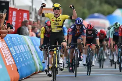 Olav Kooij vince la seconda tappa del Renewi Tour 2025 ©Getty Images