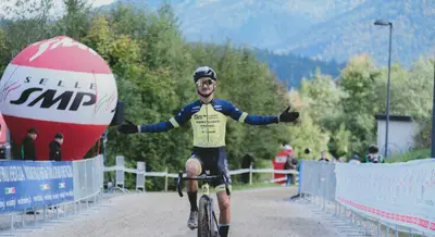 Gioele Bertolini vince la seconda tappa a Tarvisio © ASD Romano Scotti (Giro Regioni Ciclocross)
