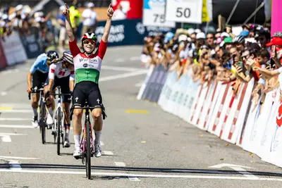 Blanka Vas vince la terza tappa del Giro di Romandia 2025 © Keystone-ATS Sport