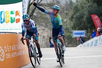 Christian Scaroni vince la prima tappa e la classifica generale del Tour des Alpes-Maritimes © XDS Astana / SprintCycling