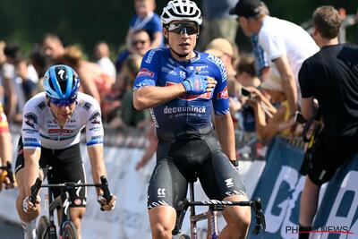 Jasper Philipsen esulta al traguardo © Alpecin-Deceunick