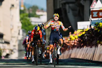 Lorena Wiebes vince la prima tappa ©Tour de France Femmes avec Zwift