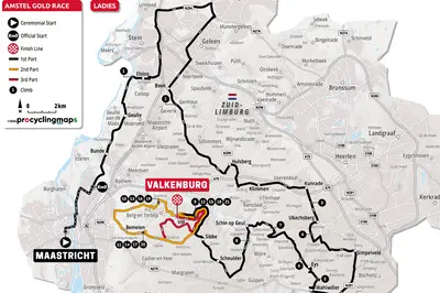 Il percorso dell'Amstel Gold Race 2024