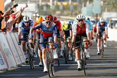 La vittoria di Caleb Ewan a Mascate © A.S.O./Oman Cycling Association/Thomas Maheux
