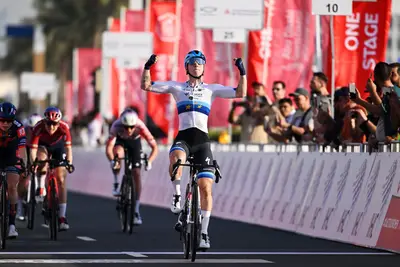 Lorena Wiebes vince la prima tappa del UAE Tour ©Team SD Worx-Protime (GettySport)