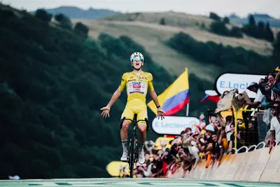 Tadej Pogačar vince a Le Markstein ©Tour de France