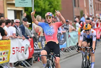 La vittoria di Chiara Consonni a Nijlen © UAE Team ADQ - SprintCycling