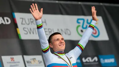 Remco Evenepoel, campione in carica a cronometro al Mondiale di Zurigo © UCI Cycling World Championships