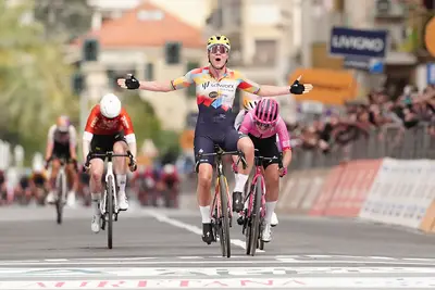 Vittoria di Lotte Kopecky ©Milano-Sanremo