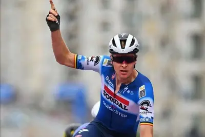 Tim Merlier vince la seconda tappa del Giro del Belgio 2024 ©cyclismeactu2024 via IG