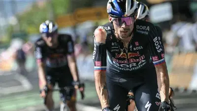 Primoz Roglic, qui dopo la caduta al Tour de France 2024 © Eurosport