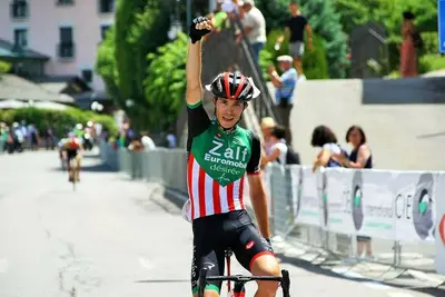 Simone Raccani con la maglia della Zalf Euromobil, squadra con cui tornerà a correre nel 2024 © Soudal-Quick Step