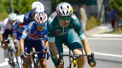 Wout Van Aert, qui durante la Vuelta a España 2024 © Twitter Visma | Lease a Bike
