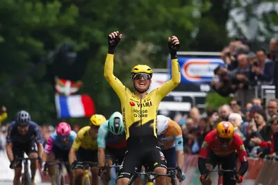 Filippo Fiorelli Vince la Tro-Bro Léon 2026 ©team Visma Lease a Bike
