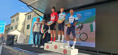 Il podio finale della corsa @Paolo Rinaldi