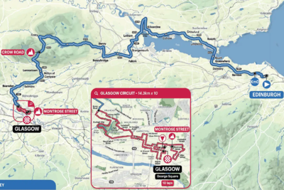 La planimetria del Mondiale scozzese con il focus sul circuito finale cittadino di Glasgow