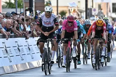 Isaac Del Toro vince il Trofeo Matteotti 2025 © CyclingNews / Luc Claessen / Getty Images