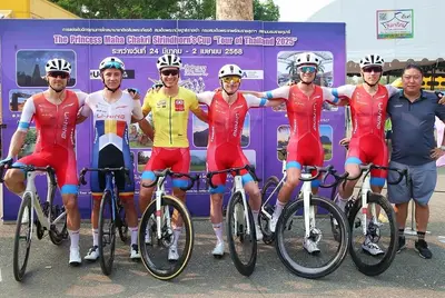 I corridori della Li Ning Star al Tour of Thailand © Alexander Salby