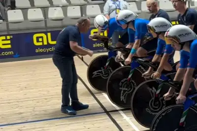 Il quartetto femminile agli Europei di Heusden-Zolder 2025 ©Federciclismo via IG