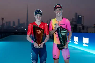 Taylor Knibb e Marten Van Riel, campioni uscenti, hanno confermato la loro presenza nella prossima edizione © T100 via X