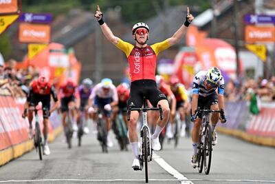 Oliver Knight vince la seconda tappa del Tour de Wallonie 2025 © Team Cofidis / Getty via X