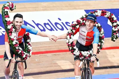 Fabio Van den Bossche e Benjamin Thomas vincono la Sei Giorni di Gand 2024 ©belgaimage