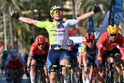 Gerben Thijssen batte Alexander Kristoff al Trofeo Palma © Intermarché-Wanty