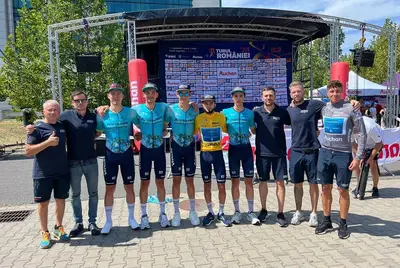 L'Astana Qazaqstan Development festeggia la vittoria del Turul Romaniei © Astana Qazaqstan Development
