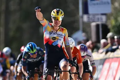 Lotte Kopecky vince la Nokere Koerse ©Team SD Worx-Protime (Foto Getty)