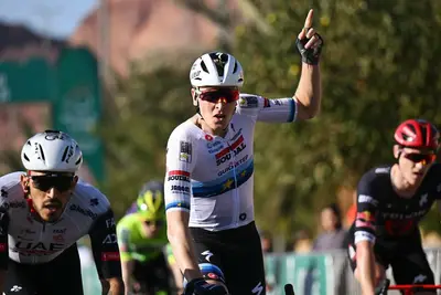 Tim Merlier vince la prima tappa del Saudi Tour 2025 © Soudal Quick-Step / GettySport via X