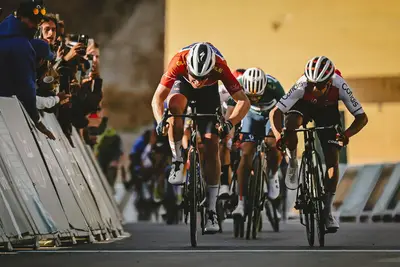 Tim Merlier, alla sua seconda vittoria in due giorni © Twitter AlUla Tour