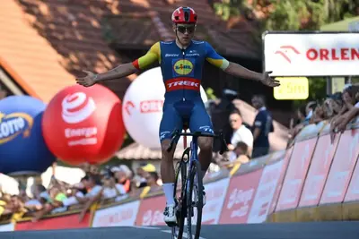 Thibau Nys vince la prima tappa del Tour de Pologne © Tour de Pologne via X