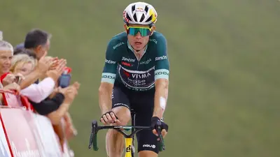 Wout Van Aert, qui sulle strade della Vuelta © Visma-Lease a Bike