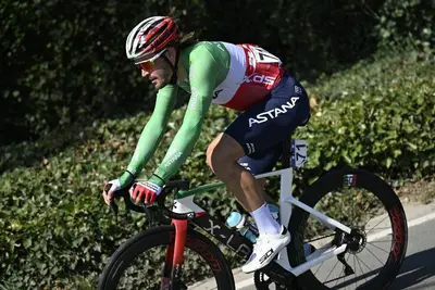 Alberto Bettiol con la maglia tricolore © XDS Astana