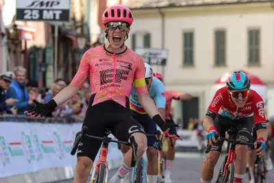 La vittoria di Ryan nella quarta tappa della Settimana Coppi e Bartali 2024 ©sprintcycling / ©massimofulgenzi