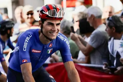 Filippo Baroncini in maglia azzurra © UAE Team Emirates