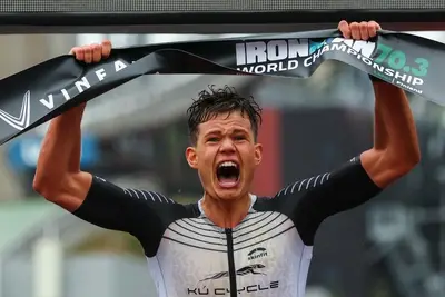 Rico Bogen, campione mondiale uscente nell'Ironman 70.3, difenderà il titolo a Taupō © Ironman