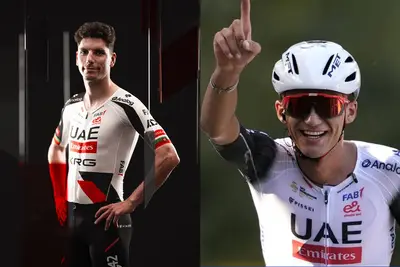 João Almeida ©uaeteamemirates/Isaac Del Toro ©Il Gran Piemonte
