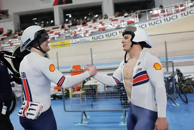Matthew Richardson vince la Nations Cup 2025 contro Harry Ledingham-Horn ©UCI Track Cycling via X